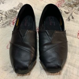 Skechers Work Slip Resistant Black Shoes Size 10